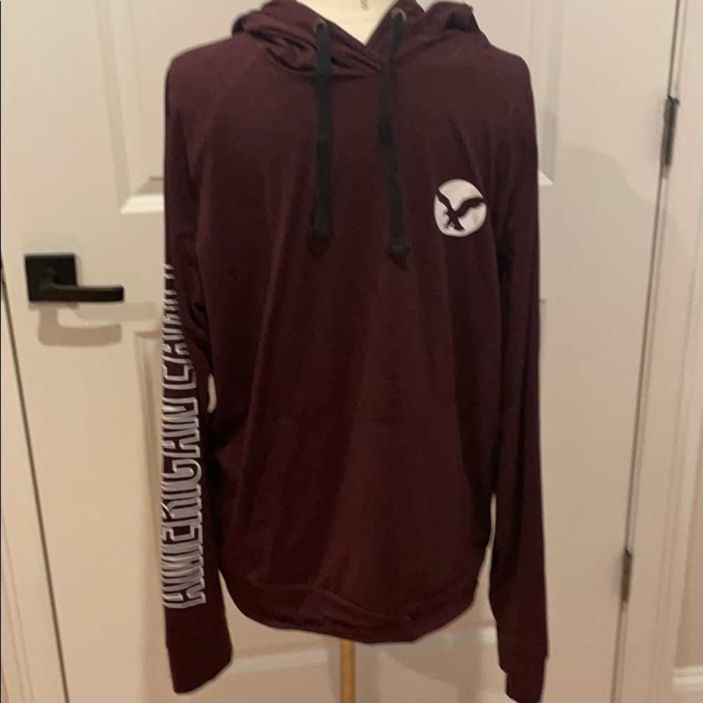 AE Maroon Lightweight Soft Pullover Hood